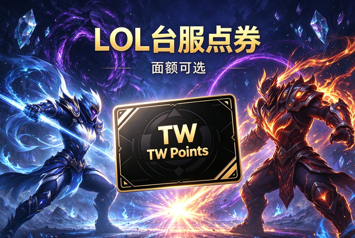 【台湾】端游LOL台服点券,台服英雄联盟RP点劵RP充值,英雄联盟RP>官方正品,安全保障 商品主图